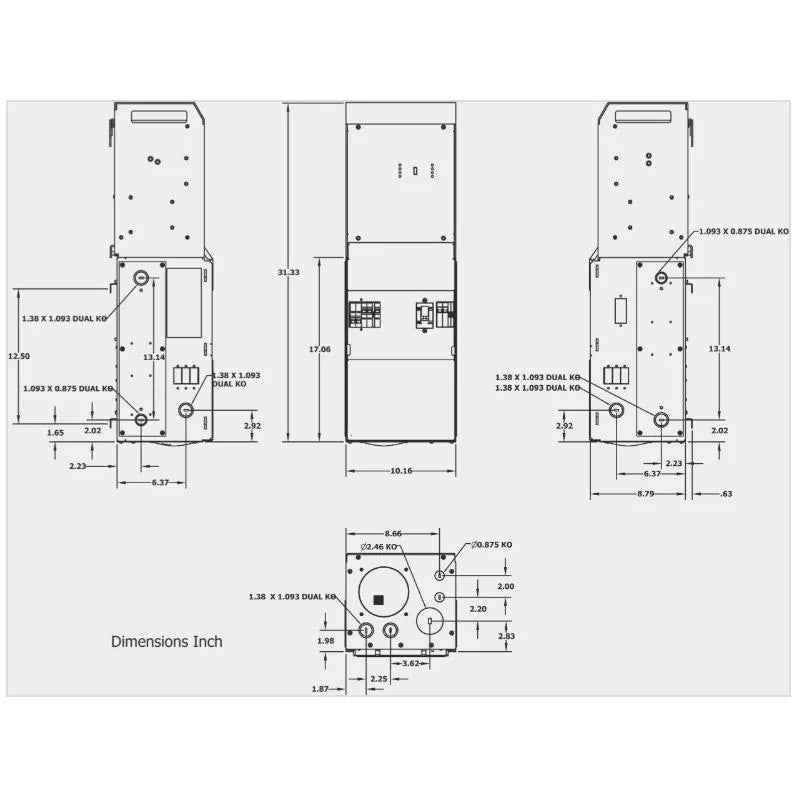 Victron VE Panel 5KVA 120/240 NA Primary 48VDC