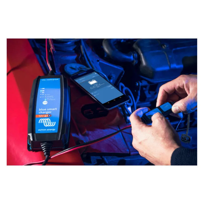 Victron IP65 6V, 12V & 24V Blue Smart Battery Chargers with Bluetooth