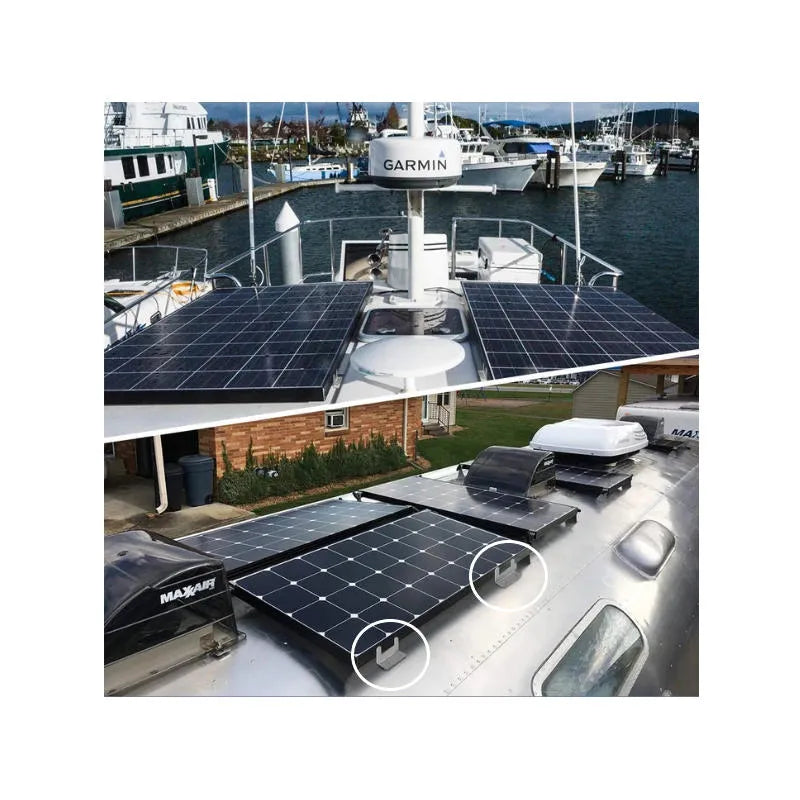 Spartan Power Solar Panel Z Bracket Mounting Kit for RV